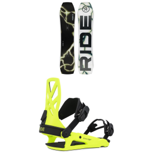 Ride Warpig Snowboard 2025 - 151 Package (151 cm) + M Mens in Lime size 151/M | Nylon/Rubber/Bamboo