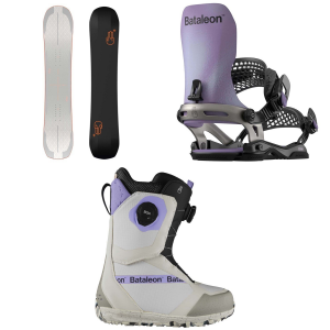 Women's Bataleon Push Up+ Snowboard 2025 - 152 Package (152 cm) + M/L Womens size 152/M/L | Aluminum