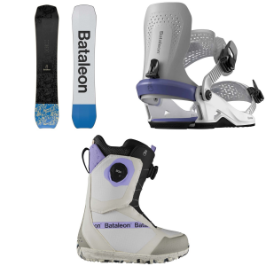 Bataleon Whatever Snowboard 2025 - 144 Package (144 cm) + S Womens in Coral size 144/S | Aluminum