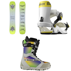 Bataleon Disaster Snowboard 2025 - 144 Package (144 cm) + Large/X-Large Mens in White size 144/L/Xl | Aluminum