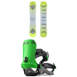 Bataleon Disaster Snowboard 2025 - 144 Package (144 cm) + Large/X-Large Mens in Green size 144/L/Xl | Aluminum