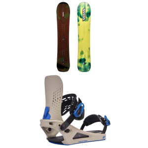 K2 Instrument Snowboard 2025 - 154 Package (154 cm) + M Mens in Black size 154/M | Nylon/Bamboo