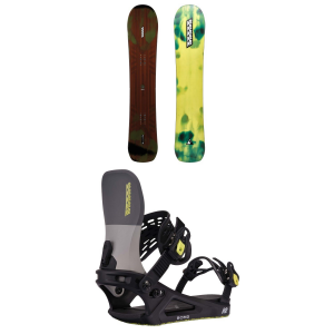 K2 Instrument Snowboard 2025 - 163 Package (163 cm) + M Mens in Black size 163/M | Nylon/Bamboo