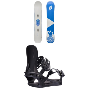 Women's K2 Extravision Snowboard 2025 - 145 Package (145 cm) + M Womens in Black size 145/M | Nylon