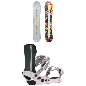K2 Almanac Snowboard 2025 - 141 Package (141 cm) + M Womens in Black size 141/M | Bamboo