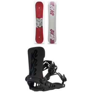 Women's K2 Spellcaster Snowboard 2025 - 149 Package (149 cm) + M Womens in Black size 149/M