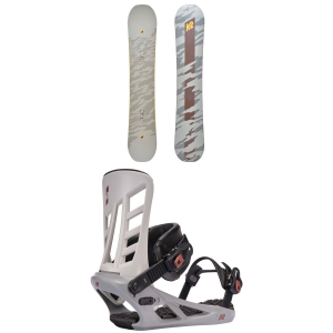 K2 Gateway Pop Snowboard 2025 - 157W Package (157W cm) + M Mens in Black size 157W/M | Nylon