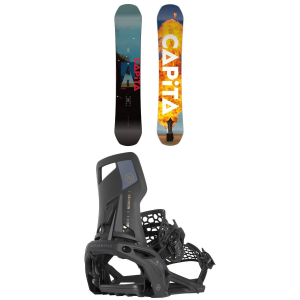 CAPiTA Defenders Of Awesome Snowboard 2025 - 152 Package (152 cm) + M Mens in Blue size 152/M | Nylon