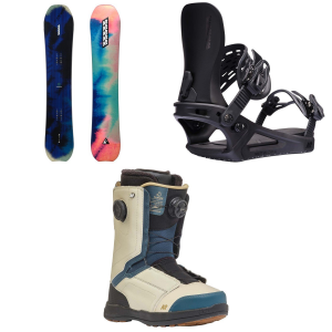 K2 Passport Snowboard 2025 - 146 Package (146 cm) + S Womens in Black size 146/S | Nylon/Bamboo