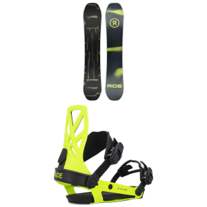 Ride Manic Snowboard 2025 - 160 Package (160 cm) + M Mens in Lime size 160/M | Nylon/Aluminum