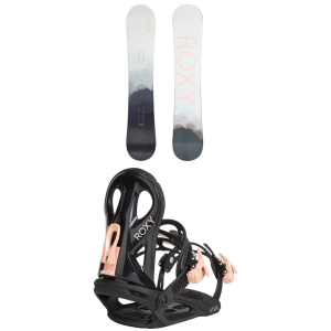 Women's Roxy Raina LTD Snowboard 2025 - 139 Package (139) + M/L Womens in Black size 139/M/L