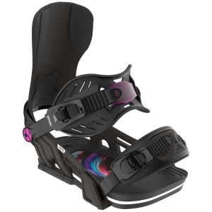 Women's Bent Metal Forte Snowboard Bindings 2025 in Black size Small/Medium | Nylon/Aluminum