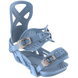 Bent Metal Anvil Snowboard Bindings 2025 in Blue size Medium | Nylon