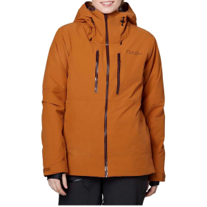 Women's Flylow Avery Jacket 2024 in Orange size X-Large | Polyester