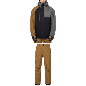 686 GORE-TEX Core Shell Jacket Men's 2023 - Large Black Package (L) + 2X-Large Shell size L/Xxl | Nylon/Lycra