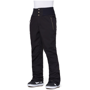 Women's 686 Gossip Softshell Pants 2023 in Black size Small | Polyester