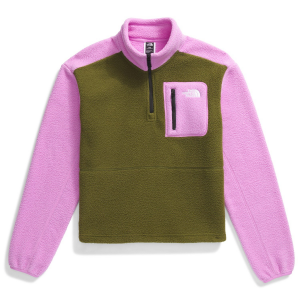 Women's The North Face Yumiori  1/4 Zip 2024 Jacket in Green size Small | Polyester