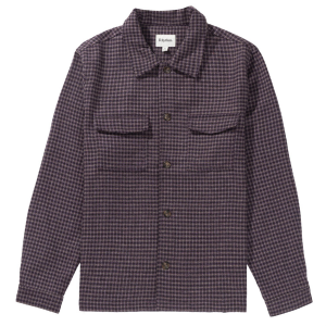 Rhythm Criss Overshirt Men's 2024 in Purple size Small | Wool/Polyester