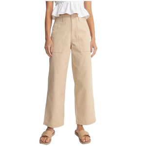 Women's Rhythm Fatigue Pants 2024 in Brown size 6 | Cotton
