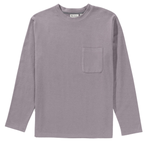 Rhythm Vintage Terry Long-Sleeve T-Shirt Men's 2024 in Purple size Medium | Cotton