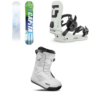 CAPiTA Pathfinder Reverse Camber Snowboard 2025 - 151 Package (151 cm) + M Mens in Green size 151/M | Aluminum