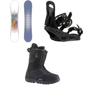 Women's Burton Stylus Snowboard 2025 - 152 Package (152 cm) + L Womens in Black size 152/L | Aluminum
