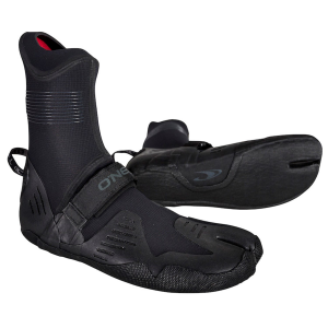 O'Neill 3/2 Psycho Tech Split Toe Wetsuit Boots in Black size 6 | Rubber/Neoprene