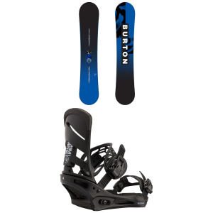 Burton Ripcord Snowboard 2025 - 150 Package (150 cm) + M Mens in Black size 150/M | Aluminum