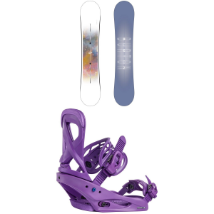 Women's Burton Stylus Snowboard 2025 - 138 Package (138 cm) + L Womens in Purple size 138/L | Aluminum