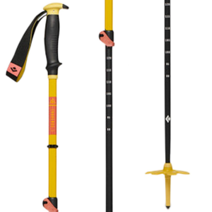 Black Diamond Traverse 3 Ski Poles 2026 in Green size 85-125 | Aluminum