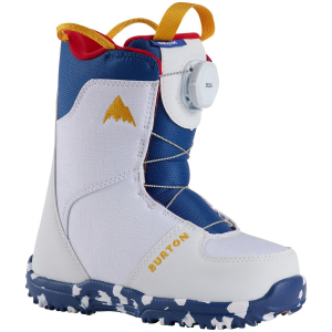 Kid's Burton Grom BOA Snowboard Boots 2026 in White size 12C