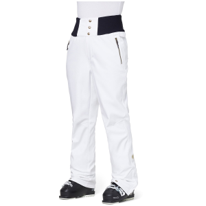 Women's 686 Gossip Softshell Pants 2023 in White size Large | Polyester
