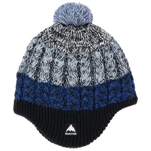 Kid's Burton Fleece-Lined Earflap Beanie Hat Toddlers' 2025 in Blue | Polyester