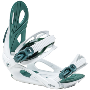 Women's Roxy Viva Snowboard Bindings 2025 in White size Small/Medium