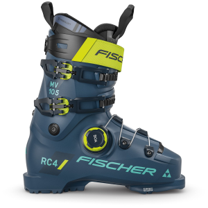 Women's Fischer RC4 105 MV BOA Ski Boots 2025 in Blue size 22.5 | Rubber