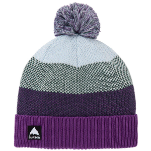Kid's Burton Fleece-Line Pom Beanie Hat 2025 in Purple | Polyester