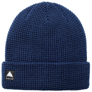 Burton Recycled Waffle Beanie Hat 2026 in Blue | Polyester