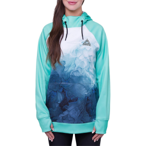 Women's 686 Bonded Fleece Pullover Hoodie 2024 in Blue size X-Small | Polyester