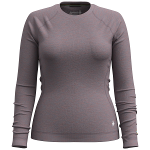 Women's Smartwool Classic Thermal Base Layer Crew Top 2026 in Brown size Large