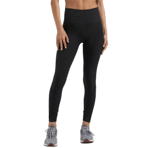 Women's Vuori Clean Elevation Leggings 2025 in Black size Medium | Elastane/Suede/Polyester