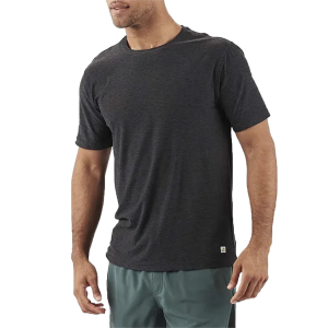 Vuori Strato Tech T-Shirt Men's 2025 in Gray size Large | Spandex/Polyester