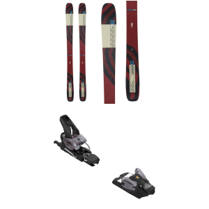 Women's K2 Mindbender 96 C W Skis 2024 - 172 Package (172 cm) + 100 Adult Alpine Bindings in Gold size 172/100