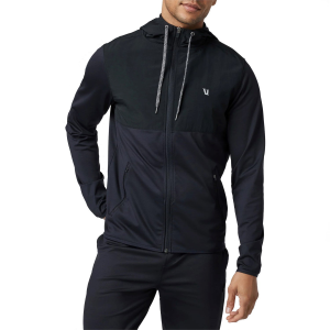 Vuori Sunday Element Jacket Men's 2025 in Black size Medium | Elastane/Polyester