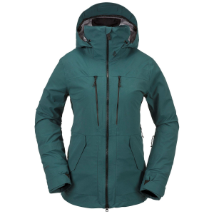 Women's Volcom VS 3L Stretch GORE-TEX Jacket 2024 in Green size X-Small