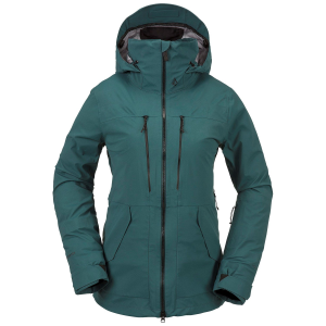 Women's Volcom VS 3L Stretch GORE-TEX Jacket 2024 in Green size 2X-Large