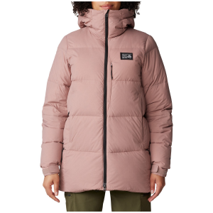 Women's Mountain Hardwear Nevadan(TM) Down Parka Jacket 2024 in Pink size Medium | Nylon