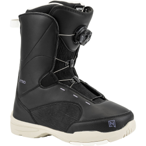 Women's Nitro Flora Boa Snowboard Boots 2026 in Black size 5.5 | Rubber