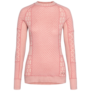 Women's Kari Traa Smekker Long-Sleeve Top 2025 in Pink size Large | Wool/Micron
