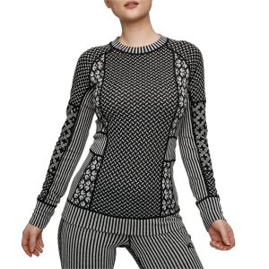 Women's Kari Traa Smekker Long-Sleeve Top 2026 in Black size X-Small | Wool/Micron
