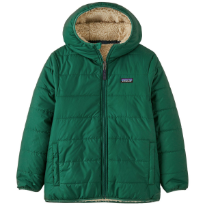 Kid's Patagonia Reversible Ready Freddy Hoodie 2025 in Green size X-Large | Polyester